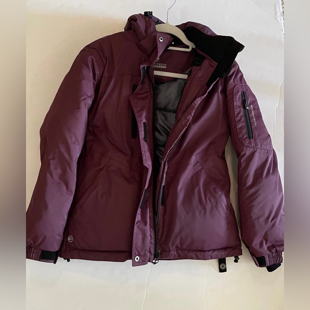 Stormtech Waterproof Women’s Purple Puffer Winter Jacket